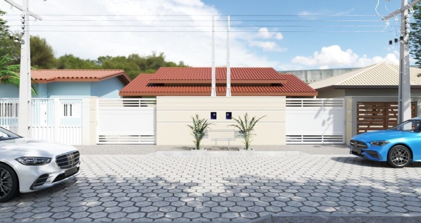 CASA NOVA A VENDA EM ITANHAÉM COM PISCINA- LANÇAMENTO .