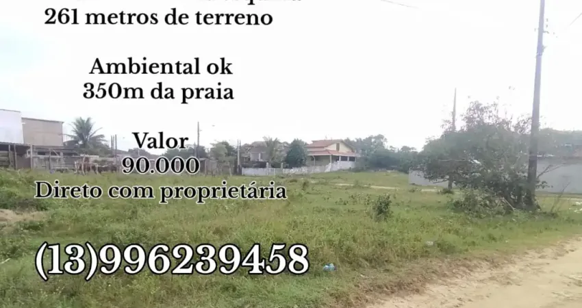 Terreno à venda na Praça Ângelo Guerra, 100, Mosteiro, Itanhaém