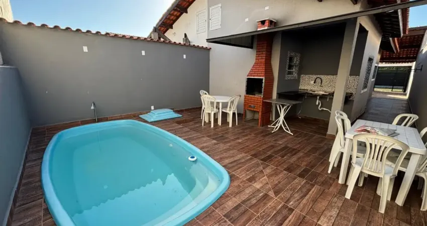 Casa mobiliada e com piscina a 130m do mar - gaivotas em itanhaém
