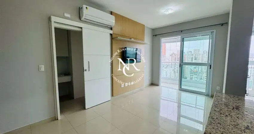 Apartamento para alugar com 1 suíte e vaga demarcada em Santos-SP
