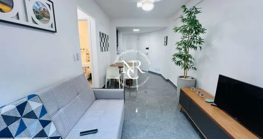 Apartamento para alugar com 01 suíte e vaga de garagem no Marapé em Santos