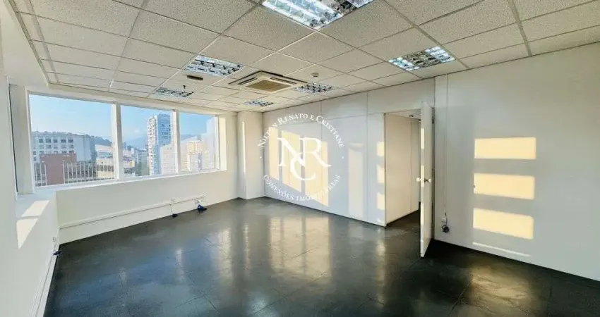 Sala comercial dividida no Edifício Win Work em Santos-SP