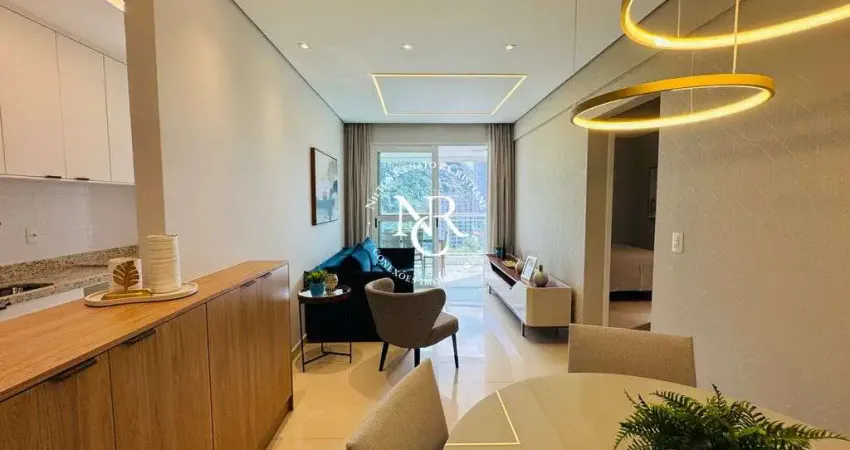 Apartamento a venda com 2 suítes e vaga demarcada no josé menino em santos-sp