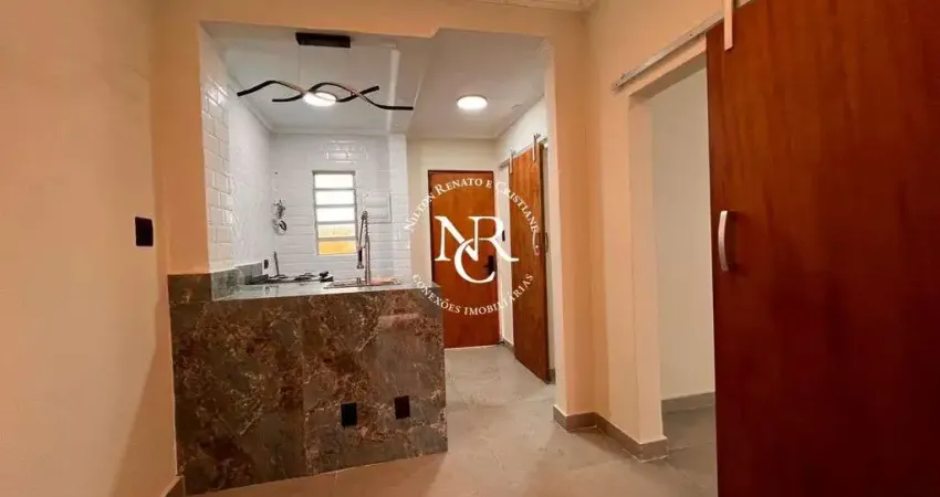 Apartamento a venda com 1 suíte e varanda no josé menino em santos, sp