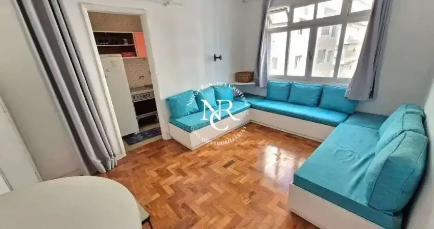 Apartamento com 1 quarto à venda na rua minas gerais, 79, boqueirão, santos