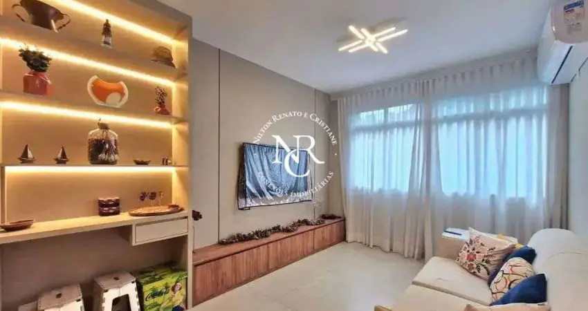 Apartamento em santos, 2 quartos e vaga de garagem á venda, r$ 750.000