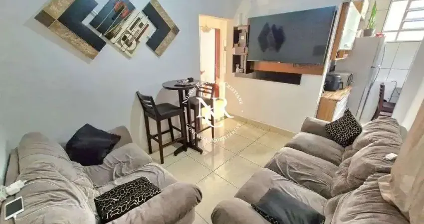 Apartamento á venda com 2 quartos, vista para o mar, no embaré em santos