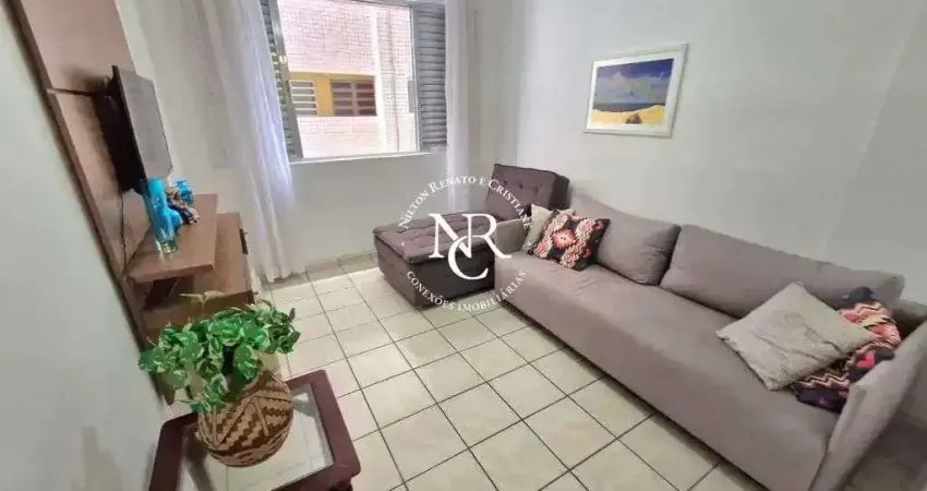 Apartamento á venda no gonzaga, 02 quartos, frente mar, em santos