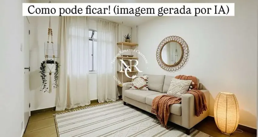 Apartamento para locação com 01 dormitório no boqueirão em santos