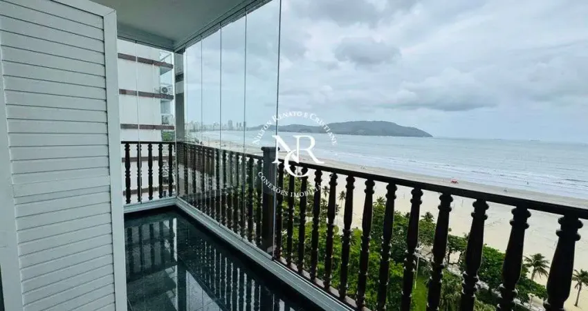 Apartamento frente mar com 3 quartos e 3 banheiros à venda, por r$ 2.350.000