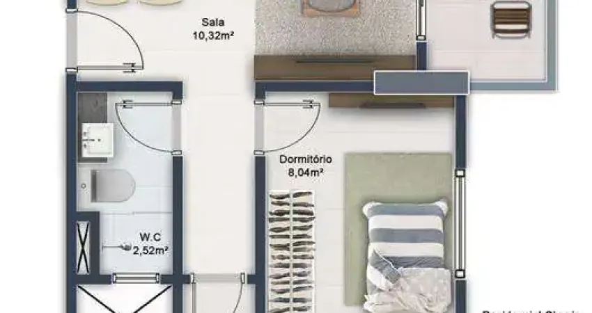 Apartamento com 2 quartos à venda na RUA BOQUEIRÃO, 253, Boqueirão, Praia Grande