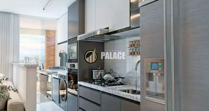 Apartamento com 1 dormitório à venda, 47 m² por R$ 442.561 - Vila Guilhermina - Praia Grande/SP