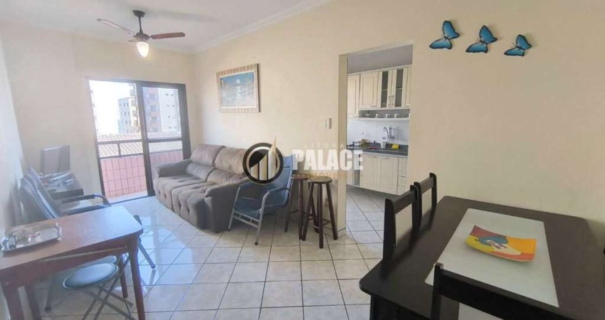 Apartamento com 1 dormitório à venda, 54 m² por R$ 330.000,00 - Vila Guilhermina - Praia Grande/SP