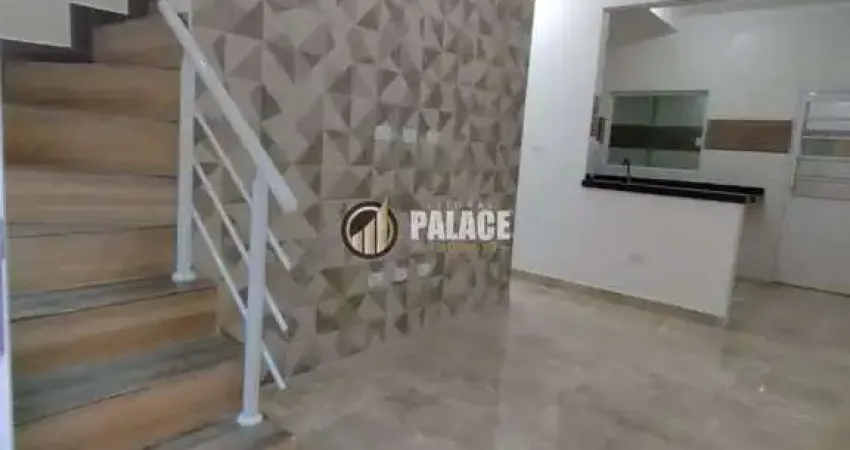 Sobrado de Condomínio com 2 quartos, Guilhermina, Praia Grande - R$ 350 mil, Cod: 3681
