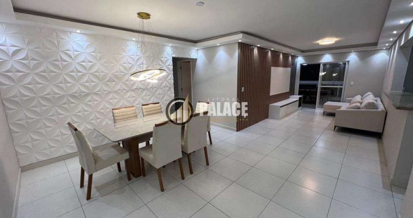 Apartamento com 3 dormitórios à venda, 155 m² por R$ 1.390.000,00 - Vila Guilhermina - Praia Grande/SP