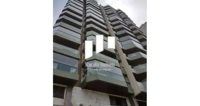 Belíssima cobertura de 257m² em prédio de frente para o mar na aviação em praia grande sp.