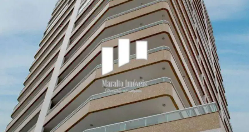 Apartamento com sacada gourmet com linda vista para o mar em praia grande sp.