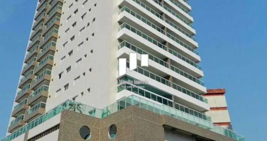 Apartamento 3 dorms decorado com vista para o mar praia grande sp