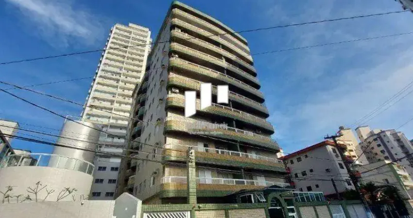 Apartamento de 1 dormitório com elevador na guilhermina em praia grande sp.