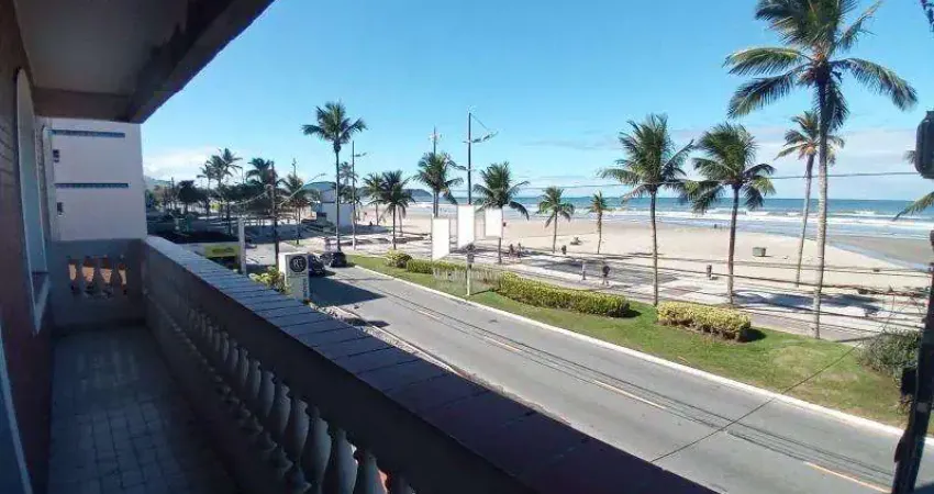 Apartamento com 3 dormitórios de frente para o mar em praia grande sp