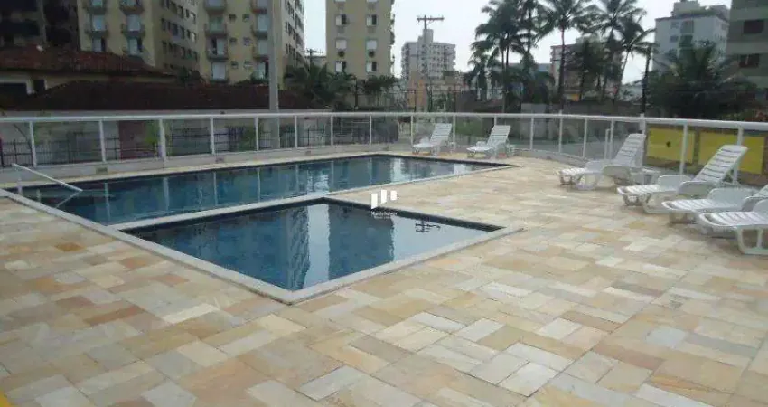 Apartamento no centro do caiçara de 1 dormitório em praia grande sp.