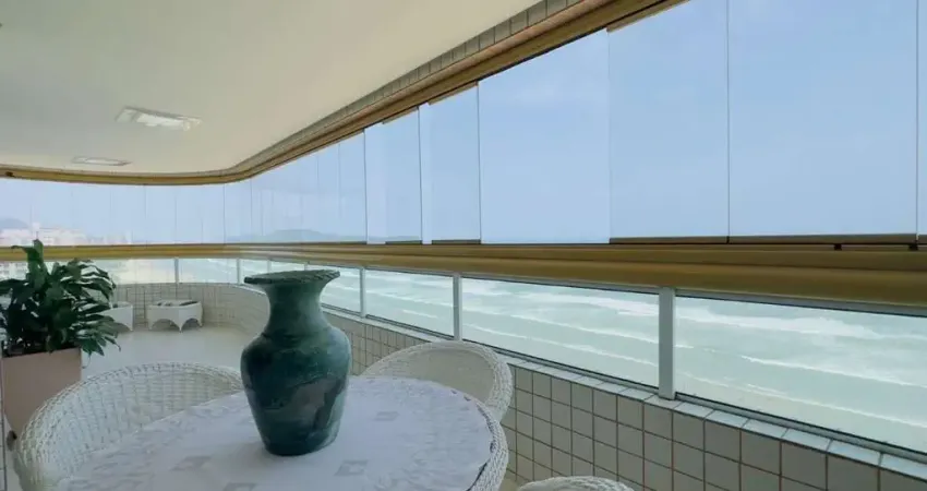 Apartamento com 3 suítes e vista panorâmica para o mar em praia grande sp.