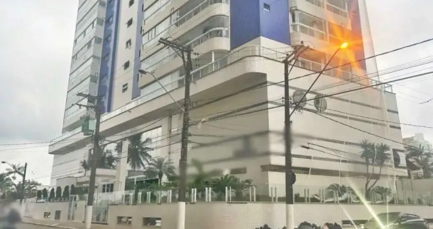 Apartamento de 3 dormitórios com 2 suítes, sacada gourmet vista mar na Guilhermina em Praia Grande SP.