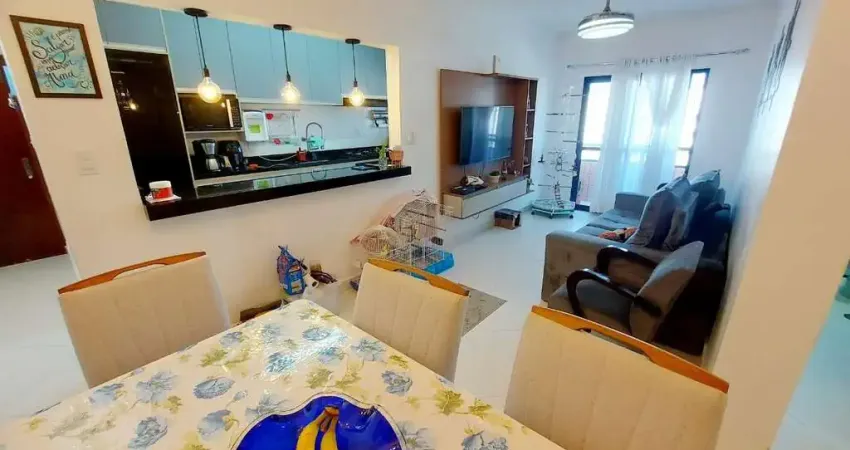 Apartamento reformado e mobiliado na guilhermina em praia grande sp