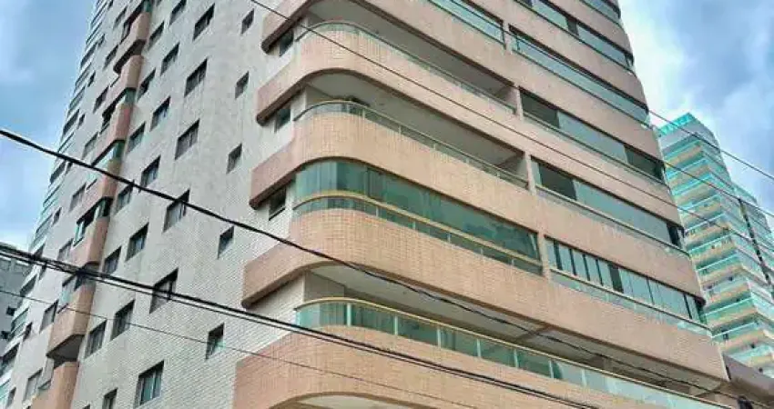 Apartamento de 1 dormitório com sacada gourmet churrasqueira a carvão, na tupi em praia grande.