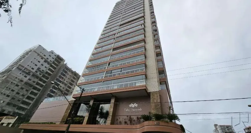 Apartamento de luxo na guilhermina: 3 quartos, 3 suítes, 1 sala, 4 banheiros, 2 vagas de garagem, 122m² - praia grande-sp.