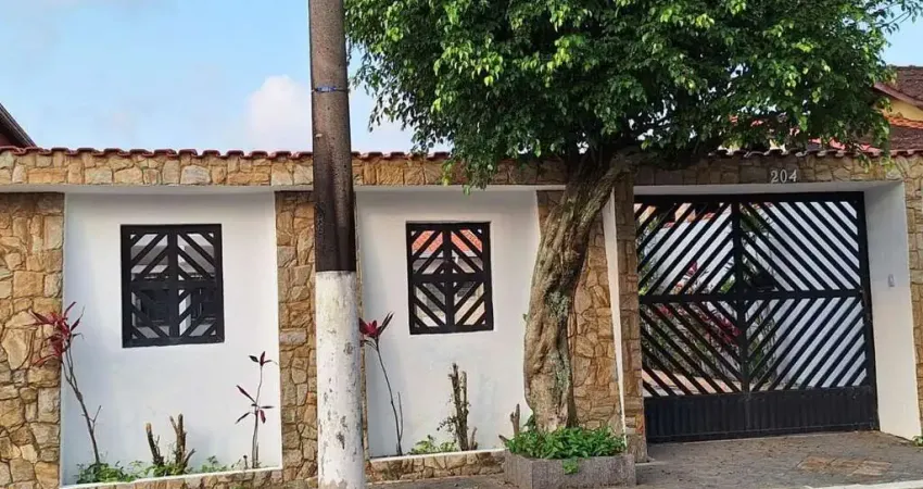 Imperdível! casa à venda em praia grande-sp, maracanã. 2 quartos, 2 suítes, 1 sala, 3 banheiros, 7 vagas de garagem, 129,60 m².