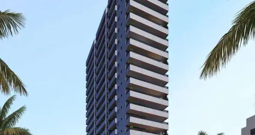 Apartamento em frente a praia à venda em praia grande-sp, no bairro flórida: 1 quarto, 1 suíte, 1 sala, 2 banheiros, 1 vaga, 65,53m².