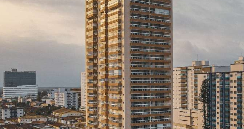 Apartamento à venda em Praia Grande-SP, Guilhermina: 2 quartos, 2 suítes, 1 sala, 3 banheiros, 1 vaga, 101m².
