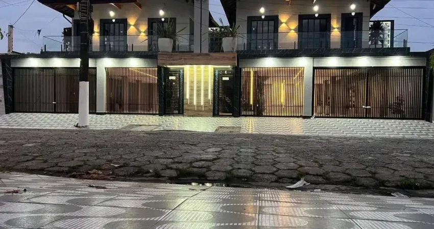 Casa à venda em praia grande-sp, bairro maracanã! 2 quartos, 1 sala, 1 banheiro, 1 vaga de garagem, 60,44 m².