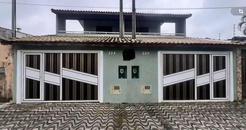 Imperdível casa à venda em praia grande-sp, maracanã: 2 quartos, 2 suítes, 1 sala, 3 banheiros, 2 vagas - 132,60 m²!