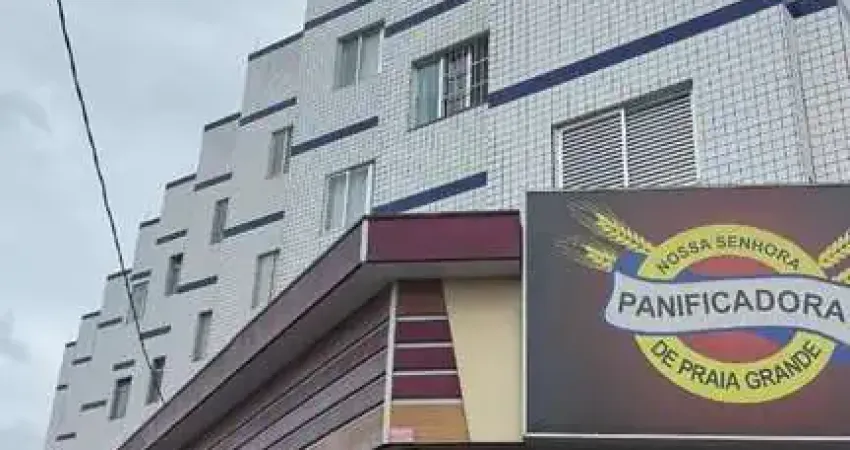 Apartamento à venda em praia grande-sp, caiçara: 1 quarto, 1 sala, 1 banheiro, 1 vaga de garagem, 45m² de área.