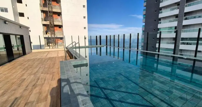 Venda de apartamento de 2 quartos com suíte e vaga na cidade de praia grande-sp - bairro maracanã