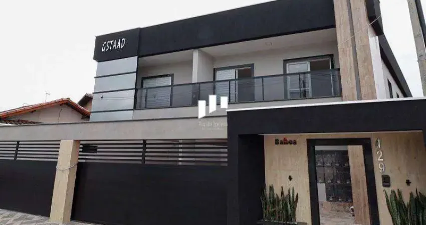 *casa sobreposta alta de 02 dormitórios novo entrega prevista para julho 2021