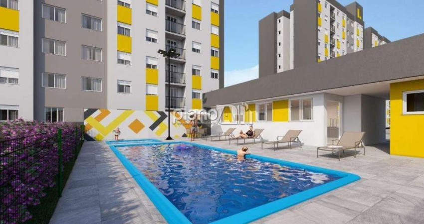 Apartamento à venda, com 47,08m², 2 quartos - Barnabé - Gravataí / RS por R$ 208.331,00