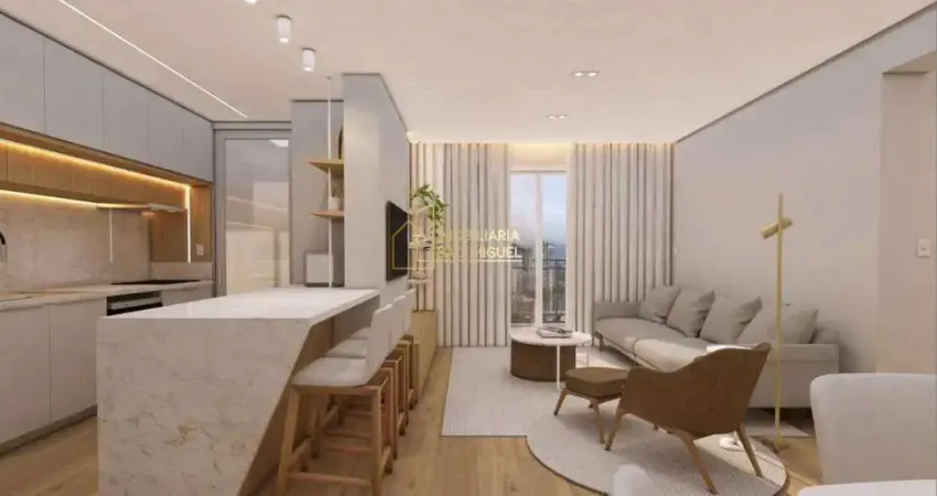 Apartamento semimobiliado para locação no centro de dois irmãos, no residencial orquídea