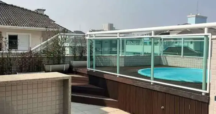 Cobertura ampla com vista laterail do mar à venda, 166 m² por R$ 1.200.000 - Ingleses - Florianópol