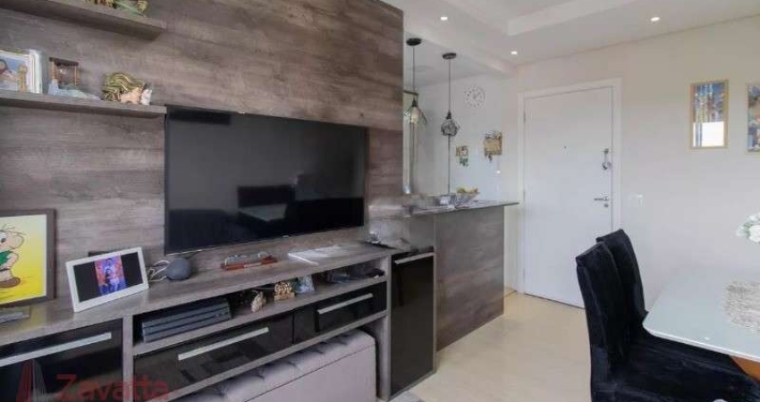 Apartamento à venda em São Paulo-SP: 2 quartos, 2 salas, 1 banheiro, 1 vaga, 46m² no Jardim Leonor Mendes de Barros!