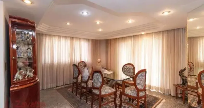 Apartamento de luxo com 4 quartos e 3 suítes na Vila Maria Alta, São Paulo-SP: 224m², 2 salas, 5 banheiros e 4 vagas de garagem.