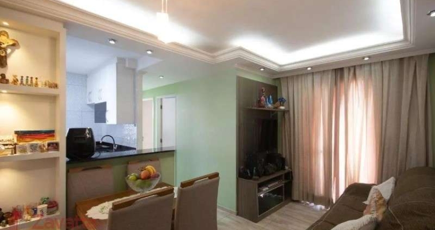 Venda de Apartamento Impecável em Parque Novo Mundo, São Paulo-SP: 2 Quartos, 1 Suite, 2 Salas, 1 Banheiro, 1 Vaga de Garagem, 49,00 m²!