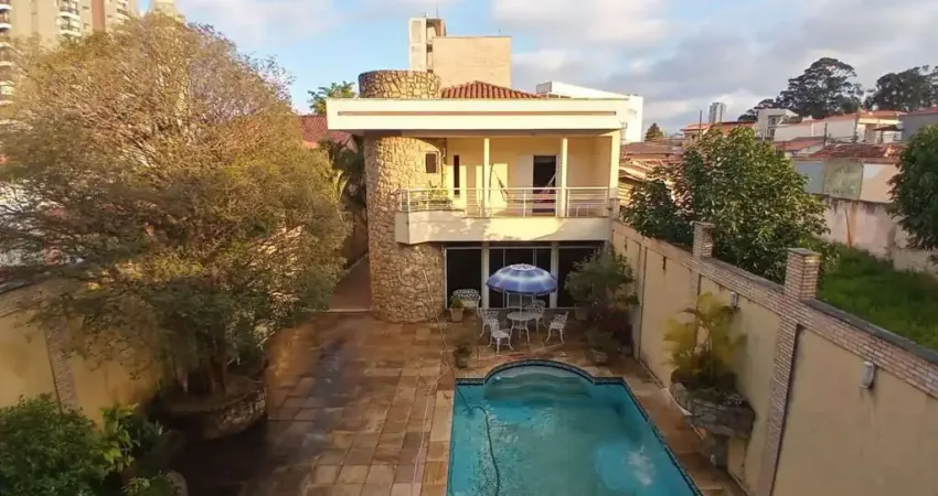 Sobrado 6 dormitórios c/ piscina, edícula. terreno 500m². disponível p/ venda ou locação comercial.