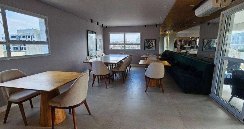 Apartamento com 2 quartos à venda no Aparecida, Santos 
