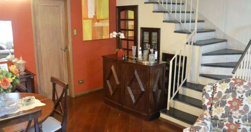 Casa com 3 dormitórios à venda, 122 m² por R$ 1.400.000,00 - Ponta da Praia - Santos/SP