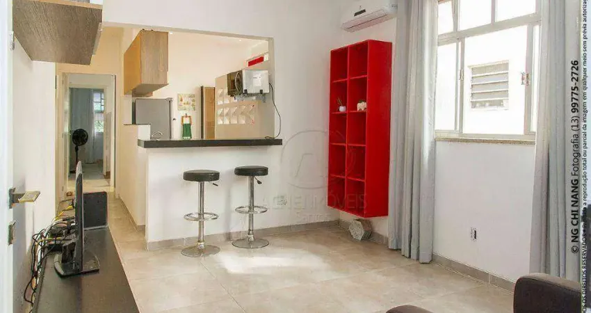 Apartamento com 1 quarto à venda no Boqueirão, Santos