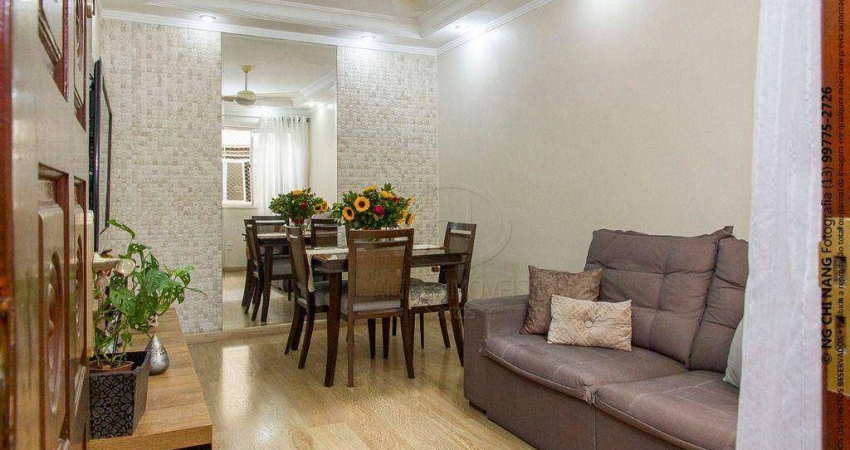 Apartamento com 2 quartos à venda no Aparecida, Santos 