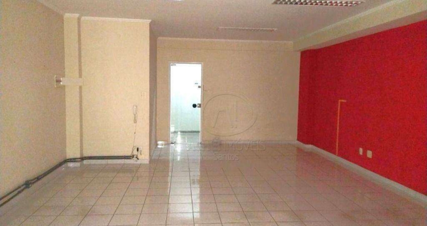 Sala comercial com 3 salas à venda na Vila Belmiro, Santos 